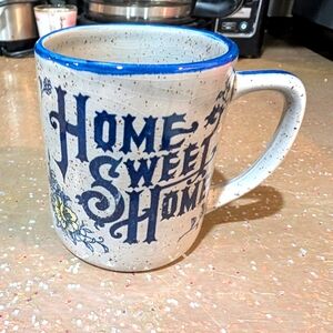 Home sweet home speckled ceramic mug
